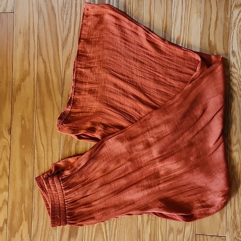 ZARA Wide Leg Flowing Trousers Small